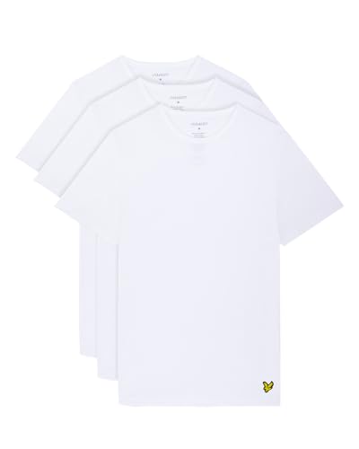 Image of LYLE & SCOTT Maxwell 3 Pack T-Shirt White XL