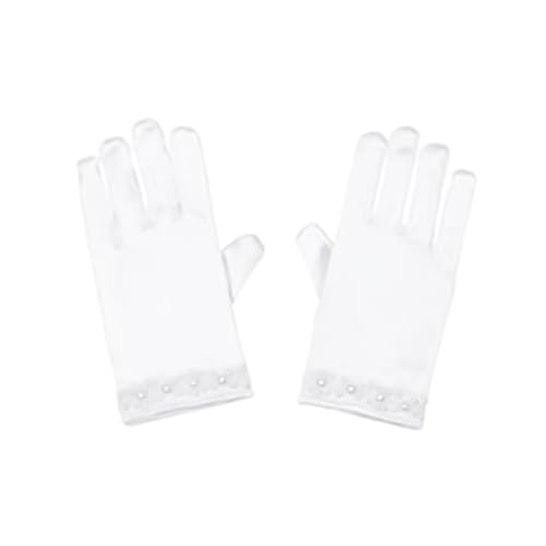 5 Pcs Catholic Girls First Holy Communion Lace Veils with Bow Cross Socks White Satin Gloves Accessories Sets for Wedding3