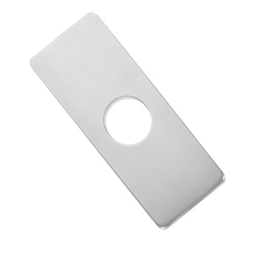 HOMSFOU Tapa De Orificio Para Cocina Placa De Grifo Decorativa Acero Inoxidable Accesorio De Grifo