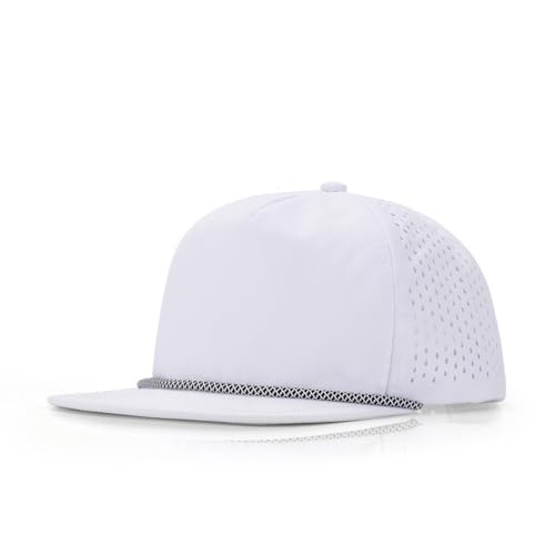 Image of Quick Dry Fit Baseball Cap - Water Repellent Sun Hat for Fishing, Running, Hiking, Golf, Surfing, Sailing, Boating