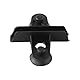 Laroal Aquarium-Trennwand, Saugnapf, Schwarze Clips, Glas-Befestigungsclips, Isolationshalter aus Kunststoffgitter für Aquarien