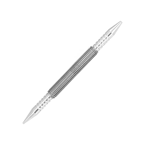 Federloch-Stanz-Werkzeuge Nagel-Setter-Stanz Klein Exquisite Metall-Doppelkopf-Stanzen-Nagel-Kopf-Setter-Mitte-Feder-Nagel-Stanz-Werkzeug