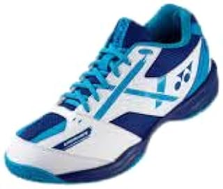 Power Cushion 39 Junior Badminton Shoe, White/Blue (us_Footwear_Size_System, Big_Kid, Men, Numeric, Medium, Numeric_7)