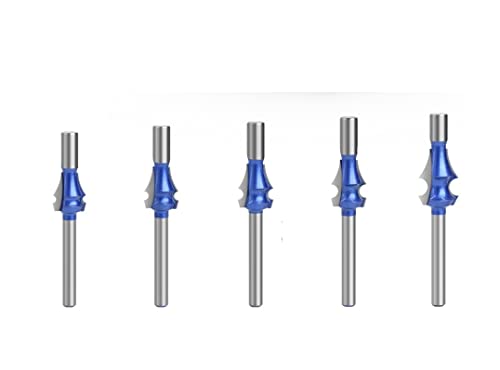 5 Stücke Manoud 6mm Schaftfräser Set