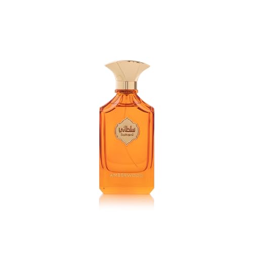 Image of Arabian Oud Sultani Amberwood 100ml | Eau de Parfum for Men | Amber, Mandarin, Rose, Caramel, Evernyl | Aromatic and Oriental Scent