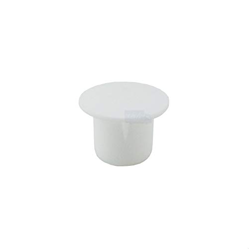 IROX - Lote de 20 tapones para los agujeros de 8 mm, de plástico, color blanco