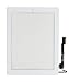 Fixcracked for Touch Screen Replacement Parts Digitizer Glass Assembly Ipad 4 + WiFi Antenna Cable and Professional Tool Kit (White)