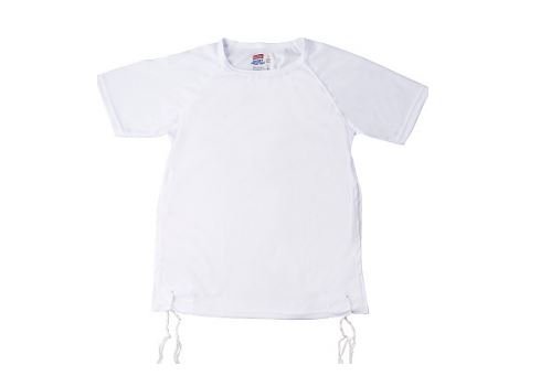 Dri Fit Sport Tzitzit Undershirt for Boys White Ashkenazi Meyuchad Size Small