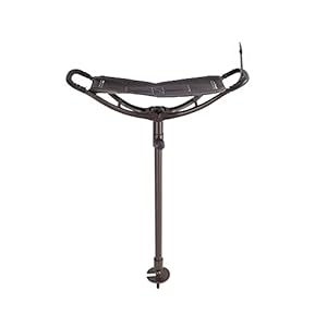 Januel – Canne Siège Rousset – Pieds Télescopique – Assise Cuir – Hauteur 60 à 100cm – Loisirs Nature Outdoor Camping…