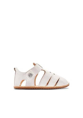 Conguitos - Sandalias Cerradas Respetuosas para Niños y Niñas (Blanco/Talla 23)