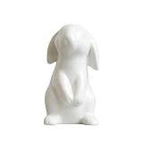 Forma de conejo: la escultura viene con una forma de conejo, que está llena de una bonita belleza.