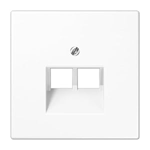 Jung LS969-2UAWW Steckdosenblende Alpinweiß