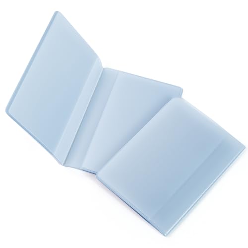 QVYQVY Wallets Set of 2 Clear PVC Wallet Insert Credit Card Holder
