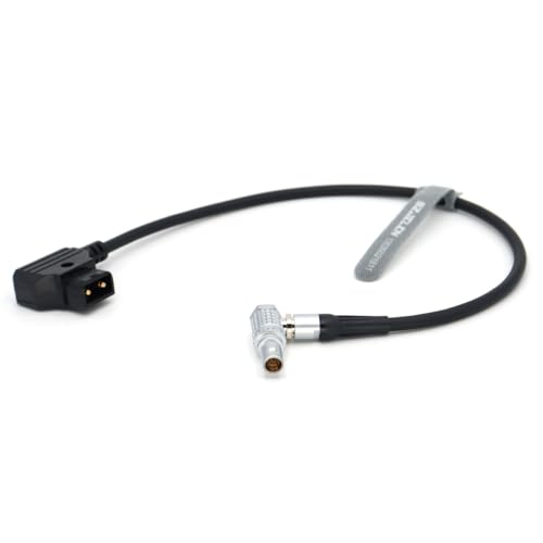 Câble D-Tap vers 2 broches 0B à angle droit anti-torsion pour moniteur