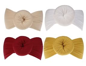 Newborn Turban Knotted Headbands - Toddler Infant Baby Girls Rond-Dot Headwrap