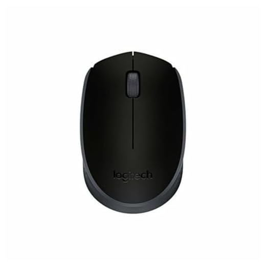 Logitech M171 Ratón inalámbrico para PC, Mac, portátil, 2,4 GHz con minireceptor USB, seguimiento óptico, duración batería 12 meses, ambidiestro, Negro