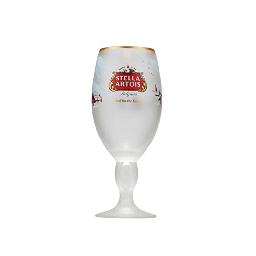 Heritage 33cl Christmas Chalice by Stella Artois | Limited Edition | Official Merchandise | Perfect for Your Home Bar |w 1 Glass (Christmas)