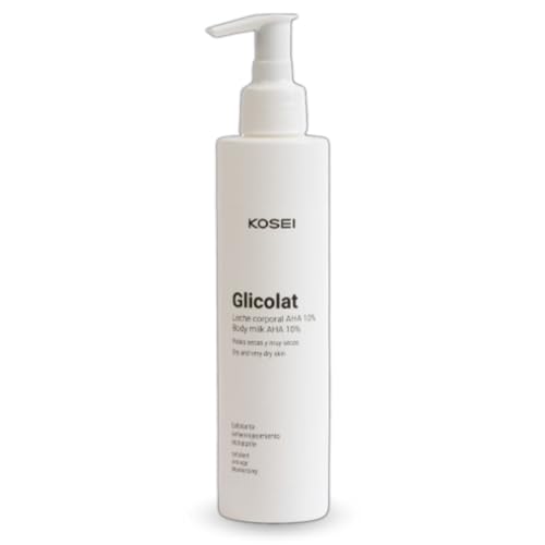 KOSEI | Glicolat | Crema Hidratante Corporal | Combate la Piel Seca y Poco Hidratada | Mejora la Textura y Firmeza | Suaviza Pieles con Estrías | 200 ml