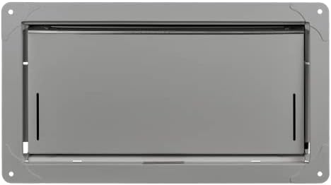 Smart Vent Insulated Foundation Flood Vent – Garage Door Model, FEMA Compliant and ICC-ES Certified Model 1540-524 (Gray)