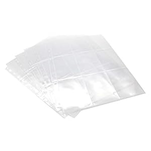 Milisten 50 Stück Sammelkartenhüllen Transparent