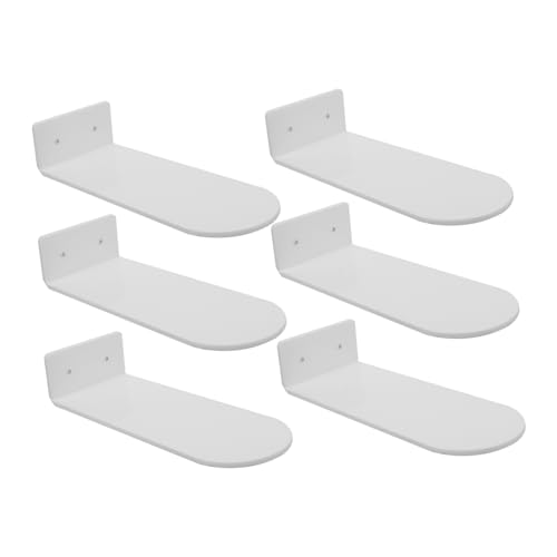 Ciieeo Acrylic Shoe Display Stand 6 Pack Floating Shoe Rack Easy to Install Wall-Mounted for Sneakers