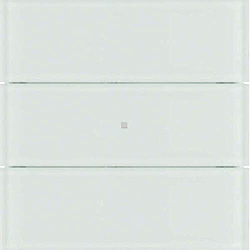 Preisvergleich Produktbild Teclado estándar berker B.IQ 3 fases, cristal blanco polar