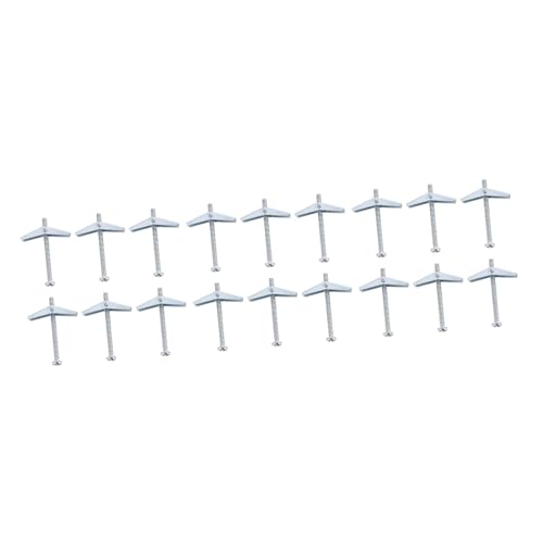 FUNOMOCYA 3sets Self-Drilling Anchor Screws Carbon Steel Coarse Thread for Drywall and Shelving 10pcs*3