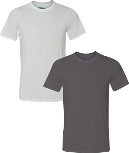 Gildan t-shirt homme polyester performance, 2-pack, Medium