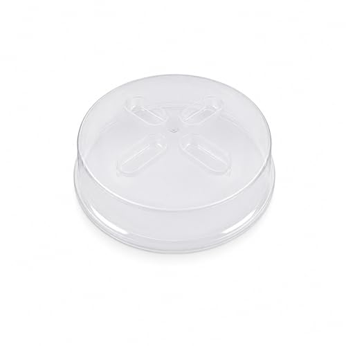 Microwave Plate Cover Microwave Ventilated Covers Clear Microwave Splatter Cover Transparent Plastic Food Covers Dishwasher Safe Prevent Splashes BPA Free Dish Cover Food Plate Kitchen Cooking
