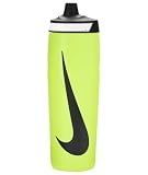 NIKE REFUEL Botella de 680.4 g - Volt/Negro/Negro, 709 ml