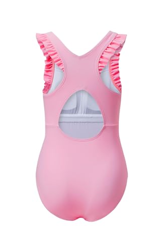 blibean Kid Girls Swimsuit One Piece Ruffle Sleeve Bathing Suits 6-15 Year2