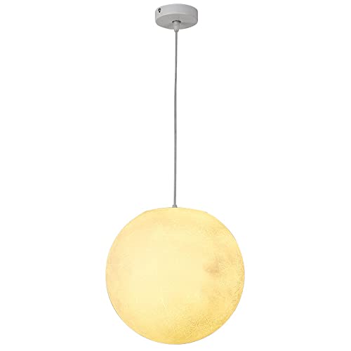 Lustre lune 3D suspendu pour îlot de cuisine et porche