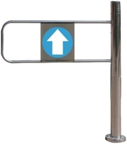 Porte de sécurité tournante pour marchés et magasins