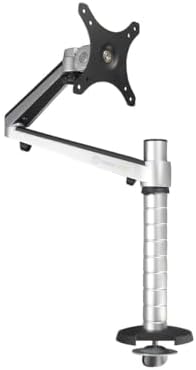 VERSADESK OmniView Single Monitor Stand - Height Adjustable Arm for 13” to 27" Flat or Curved Screens - 360° Rotation & VESA Compatible - Sturdy Desk Mount Holds up to 15 lbs | Black image 5