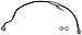 Dorman H38621 Front Passenger Side Brake Hydraulic Hose Compatible with Select Chevrolet / GMC Models