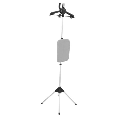 SOLUSTRE Telescopic Garment Steamer Rack Built Ironing Board Height Foldable Stand for Efficient Ironing Steaming Versatile Clothes Hanger for All Garments