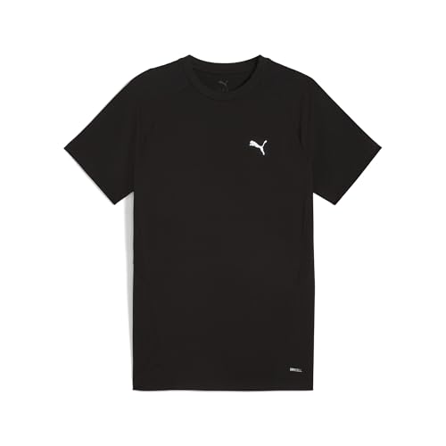 PUMA Unisex EVOSTRIPE Tee T-Shirts, PUMA Black, XL – Ansicht 1