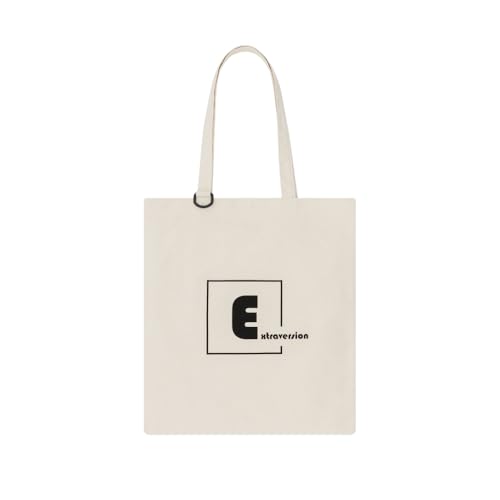 ITISWITA Economical cotton Tote Bag,Lightweight Medium reusable shopping cloth bag with letter (Width 15