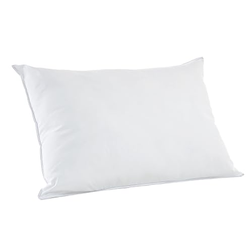 Almohada de cama microfibra tamaño King blanca miniatura 4