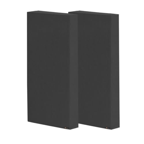 Image of Timber Acoustics | Soundproofing Broadband Absorbers | Rockwool | Pine-wood | Room Acoustics & Soundproofing | 2' x 4' x 5 inch [SET OF 2] NRC > 0.90 (Black)