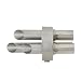 Produktbild 60,8 MM Universal 2/3/4 Loch Motorrad Auspuff Schalldämpfer DB Killer Abnehmbarer Schalldämpfer Reduzieren Lärm Sound Modifiziert Auspuff Schalldämpfer(3 Hole)