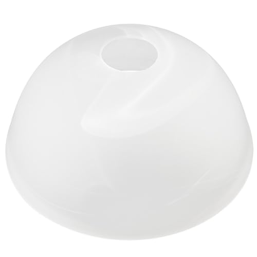 BESPORTBLE Abat-jour Éclairage Doux et Pratique pour Lampe à Poser en Verre Dépoli Blanc Style Simple et Élégant, pour Salon ou Bureau