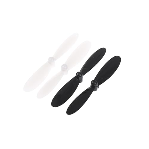 Hélice De 4 O 20 Piezas De 55MM De Largo for Cuadricóptero HUBSAN X4 H107 H107C H107D (2/10 Pares)(Silver)