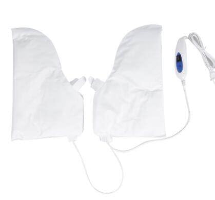 Zjyufy Electric Heated Mitts Foot Heated Booties Thermal Hand Warmers for SPA Hand Foot Care Paraffin Wax Bath Booties Mittens