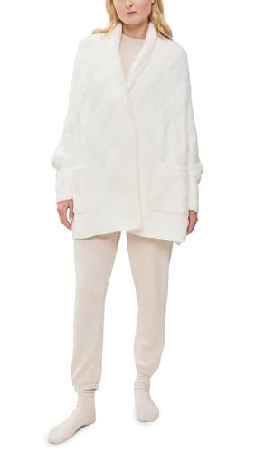 Barefoot Dreams Women's CozyChic Cable Weave Blanket Wrap