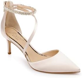 Jewel Badgley Mischka Alaia Pointed-Toe Kitten Heel - Image 10