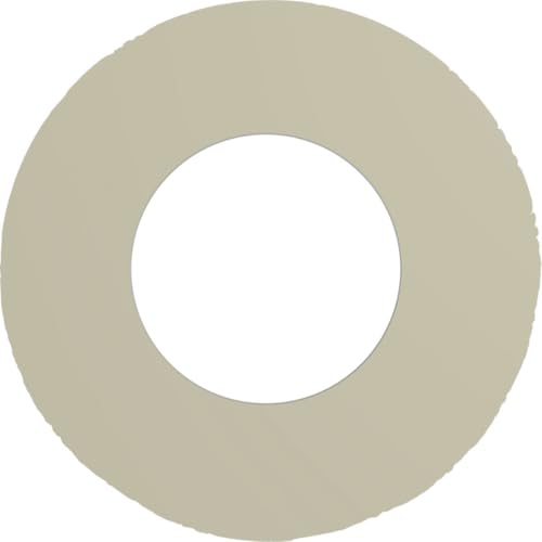 Image of Ekena Millwork CM09CL Claremont Ceiling Medallion, 9 inchOD x 4 1 /2 inchID x 1 /2 inchP, Factory Primed