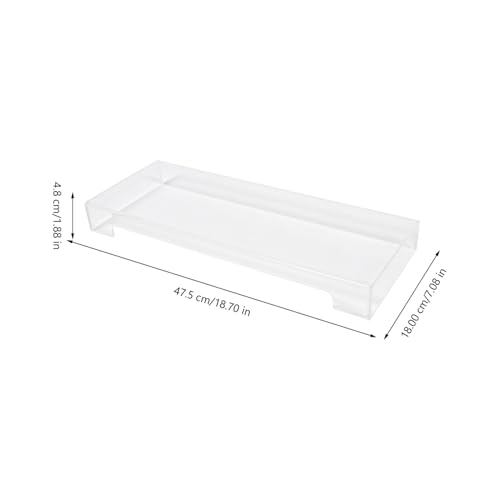 Funda de teclado transparente de acrílico ideal para escritorios modernos 2
