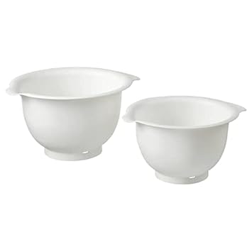 IKEA Modish Easy Mixing Bowl Set of 2 (White) - Sold by Stockland