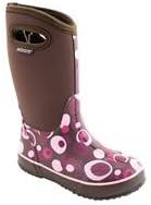 Bogs Classic High Bubbles Boot (Toddler/Little Kid/Big Kid), Chocolate, 12 M US Little Kid